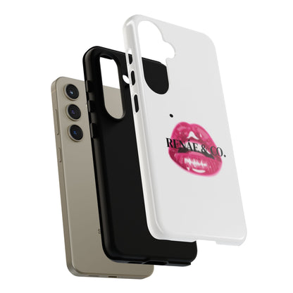 Glossy Pink Lip Print Phone Case — Renae & Co. Designer Protective Case