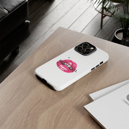 Glossy Pink Lip Print Phone Case — Renae & Co. Designer Protective Case