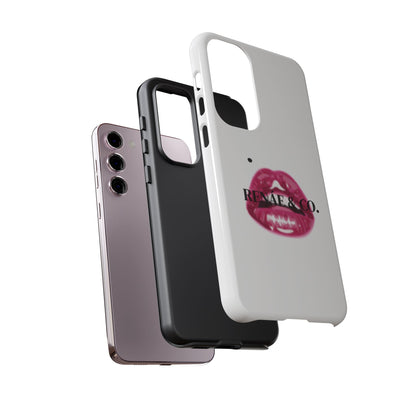 Glossy Pink Lip Print Phone Case — Renae & Co. Designer Protective Case