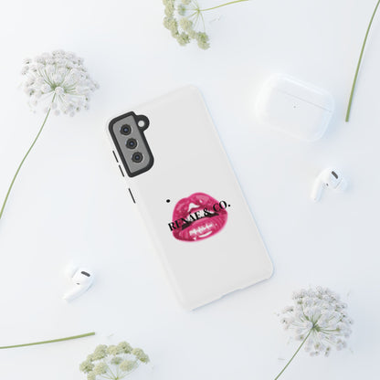 Glossy Pink Lip Print Phone Case — Renae & Co. Designer Protective Case